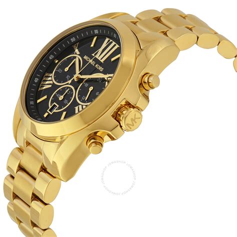 michael kors gold watch with black dial|Michael Kors Watch gold women's.